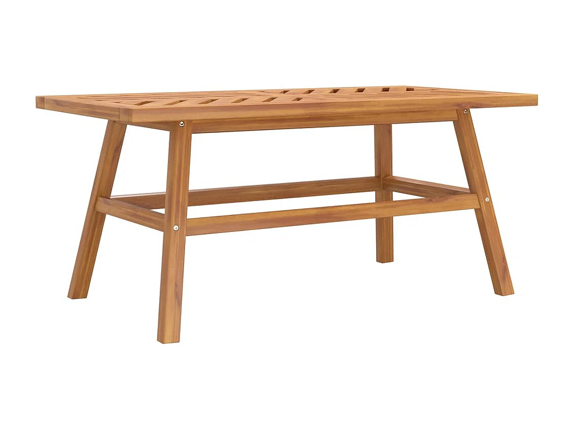 Ensemble de salon de jardin 2 pcs bois d'acacia solide