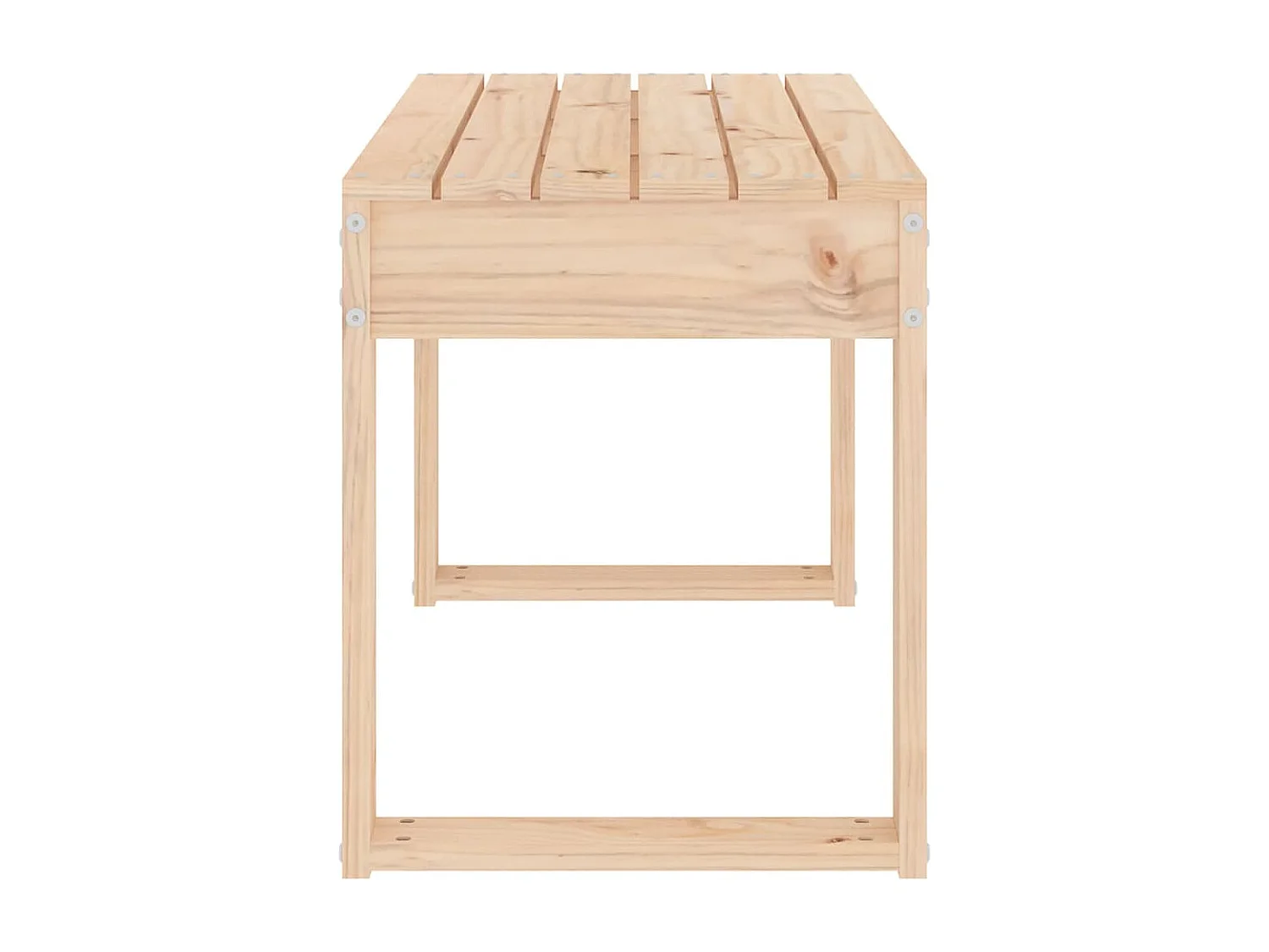 Banc de jardin 80x38x45 bois massif de pin