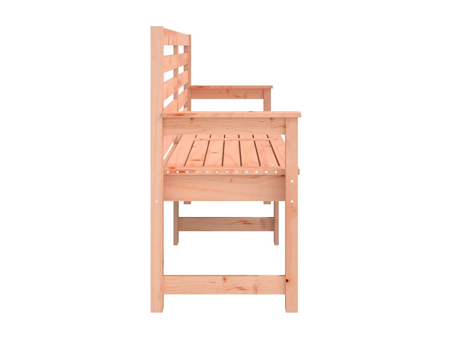 Banc de jardin 159,5x48x91,5 bois massif de douglas