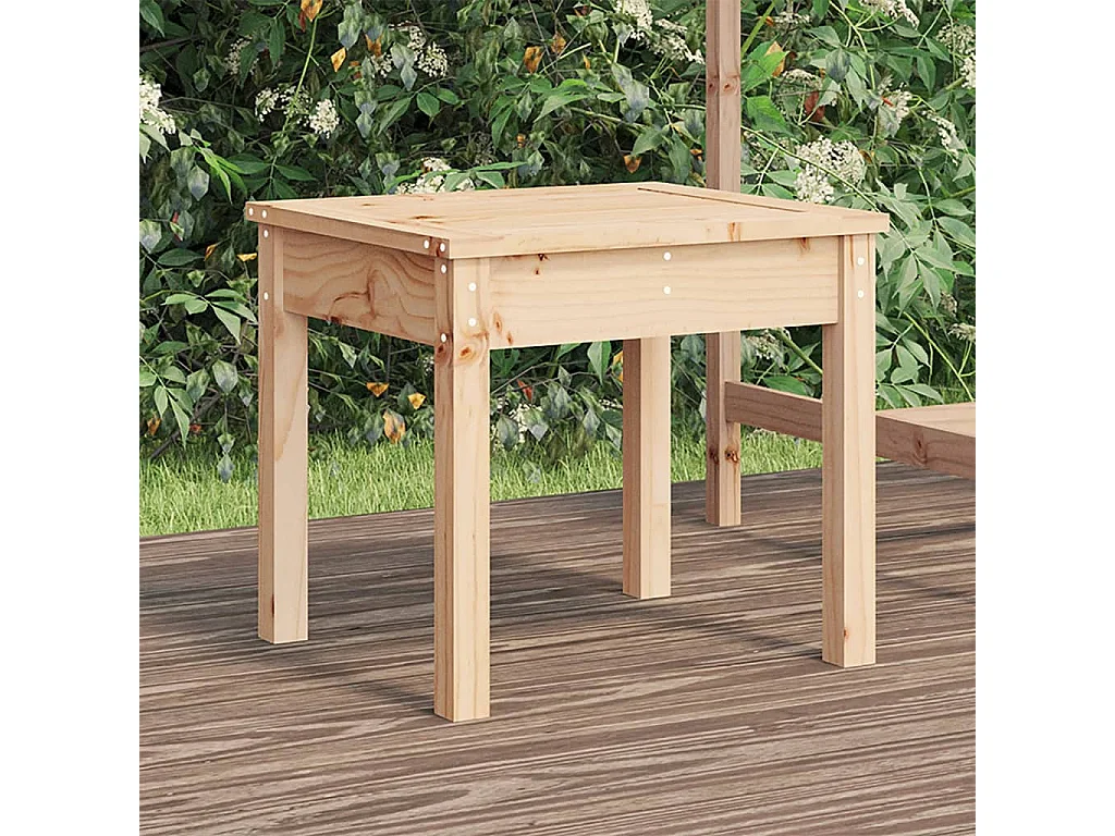 Banc de jardin 50x44x45 bois massif de pin