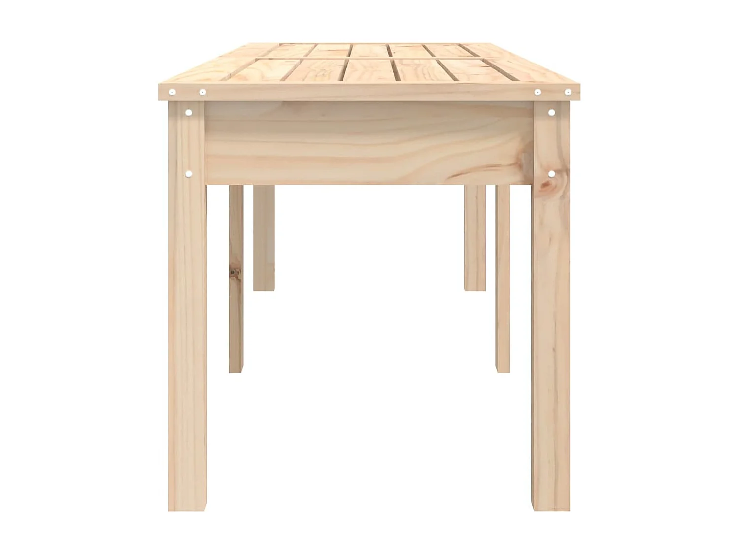 Banc de jardin à 2 places 159,5x44x45 bois massif de pin