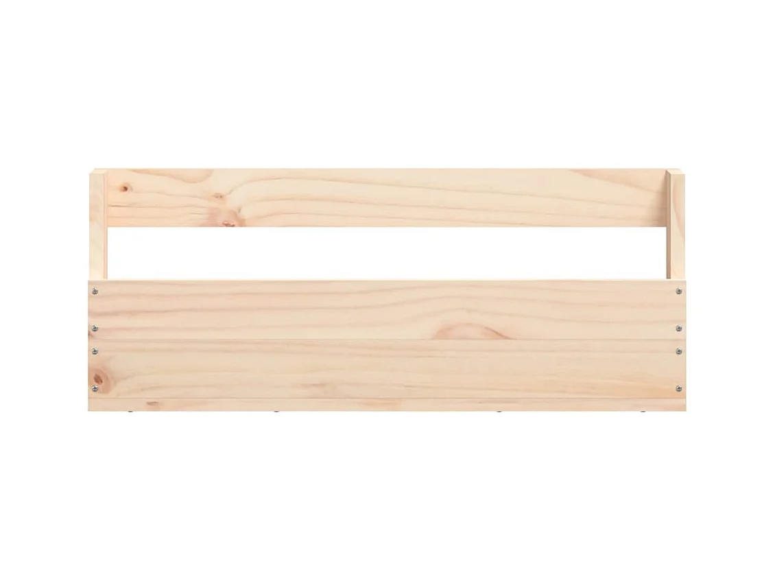 Étagères à chaussures murales 2 pcs 59x9x23 Pin massif