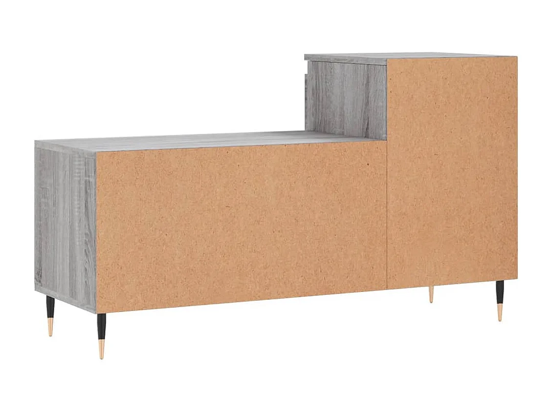 Armoire à chaussures Sonoma gris 102x36x60 Bois d'ingénierie