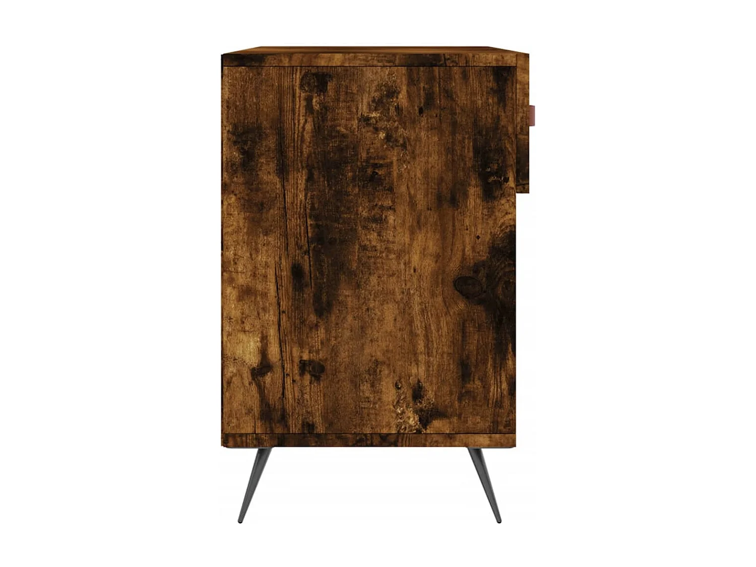 Banc à chaussures chêne fumé 102x35x55 bois d'ingénierie