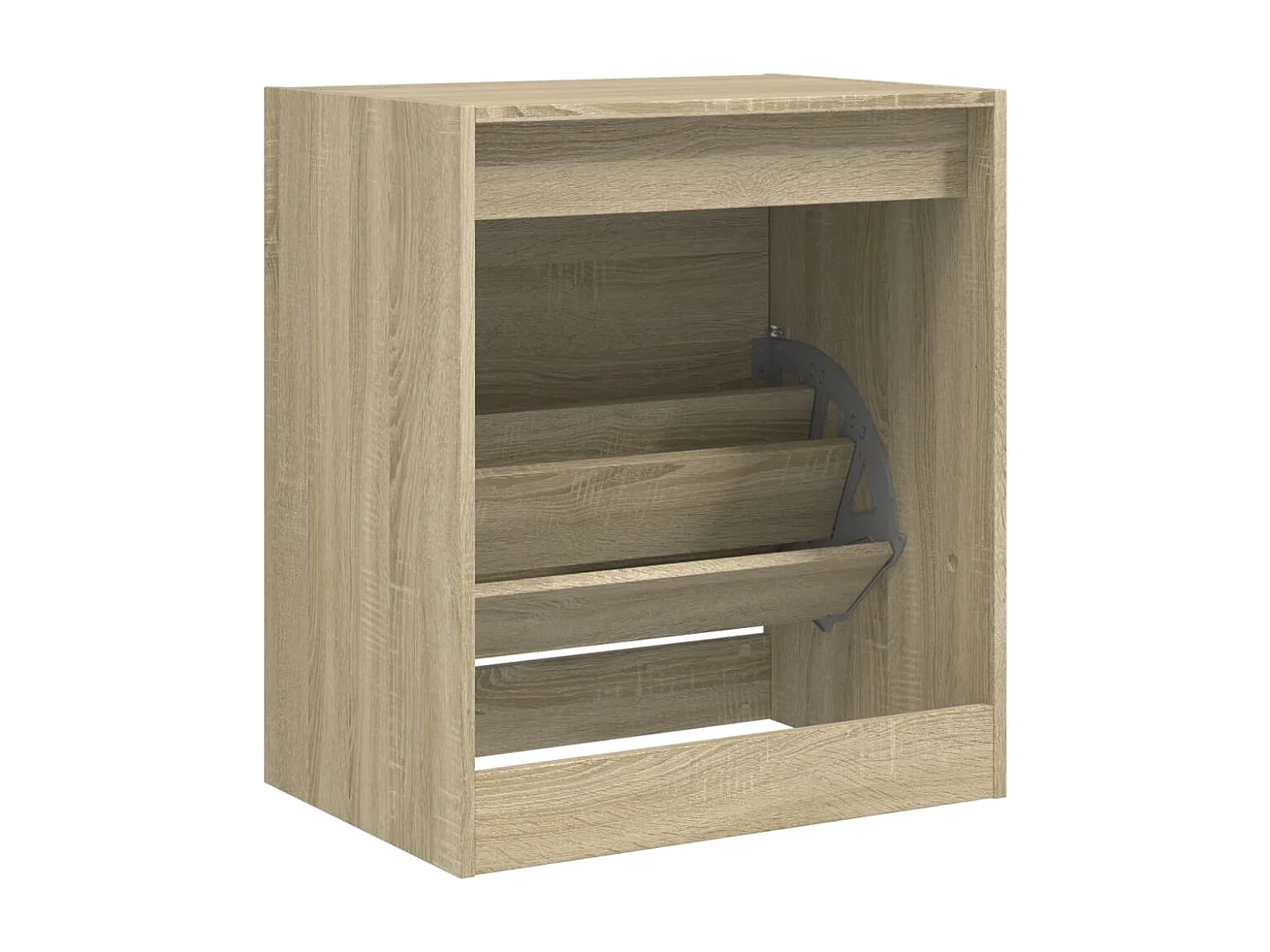 Armoire à chaussures chêne sonoma 60x42x69 bois d'ingénierie