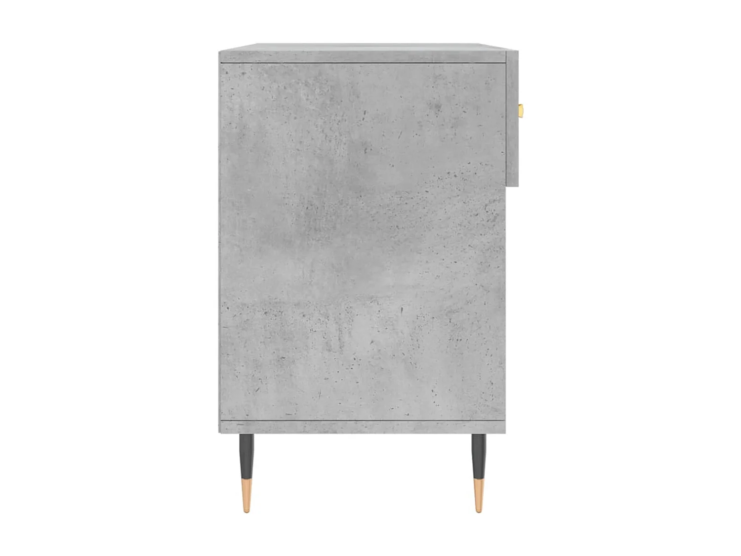 Banc à chaussures gris béton 102x35x55 bois d'ingénierie