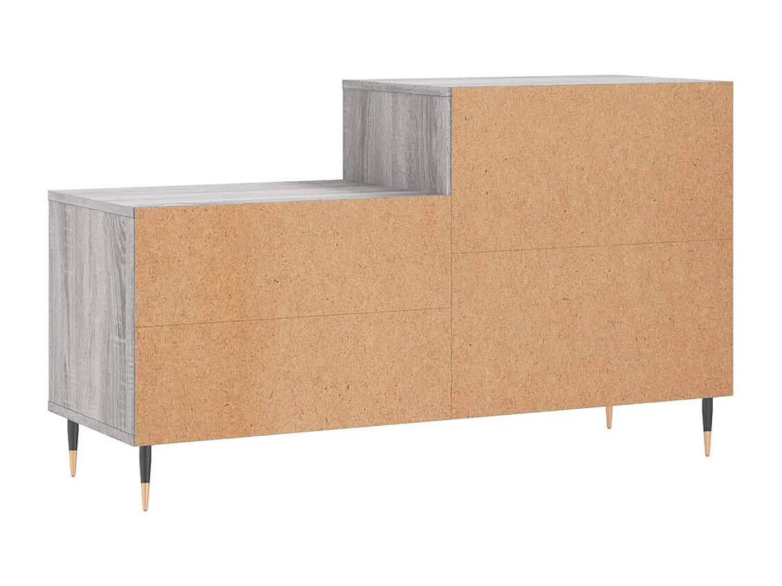 Armoire à chaussures Sonoma gris 102x36x60 Bois d'ingénierie