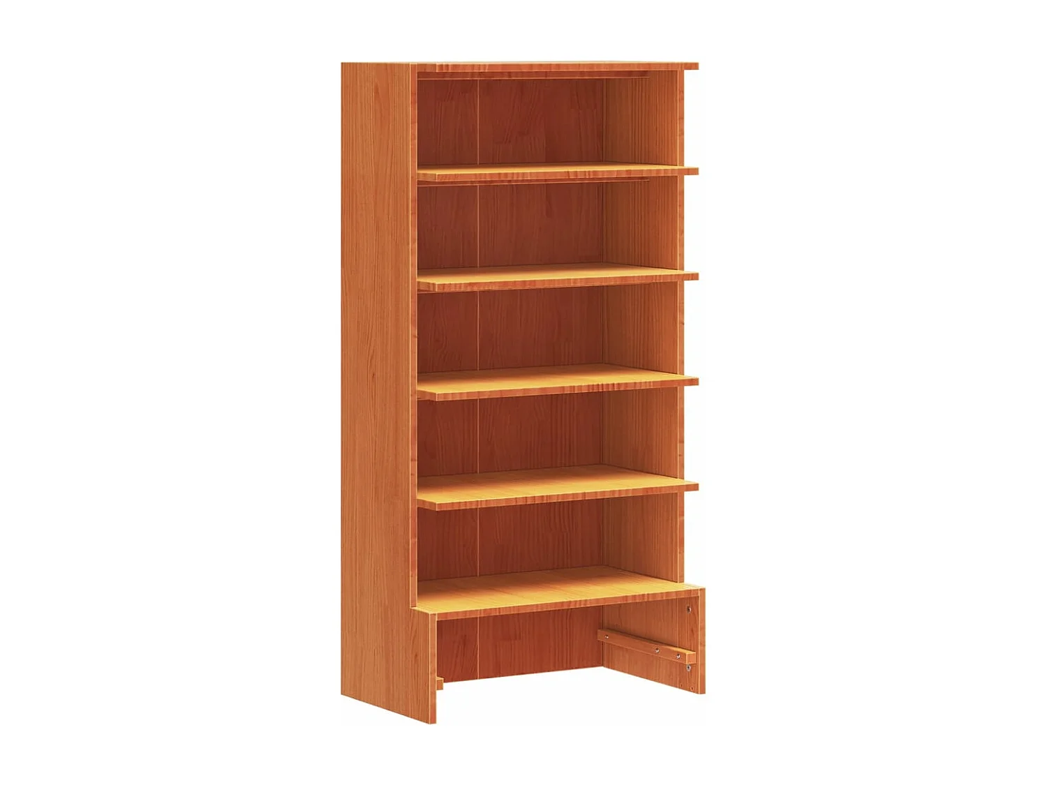 Armoire à chaussures marron 52x30x104 bois pin massif