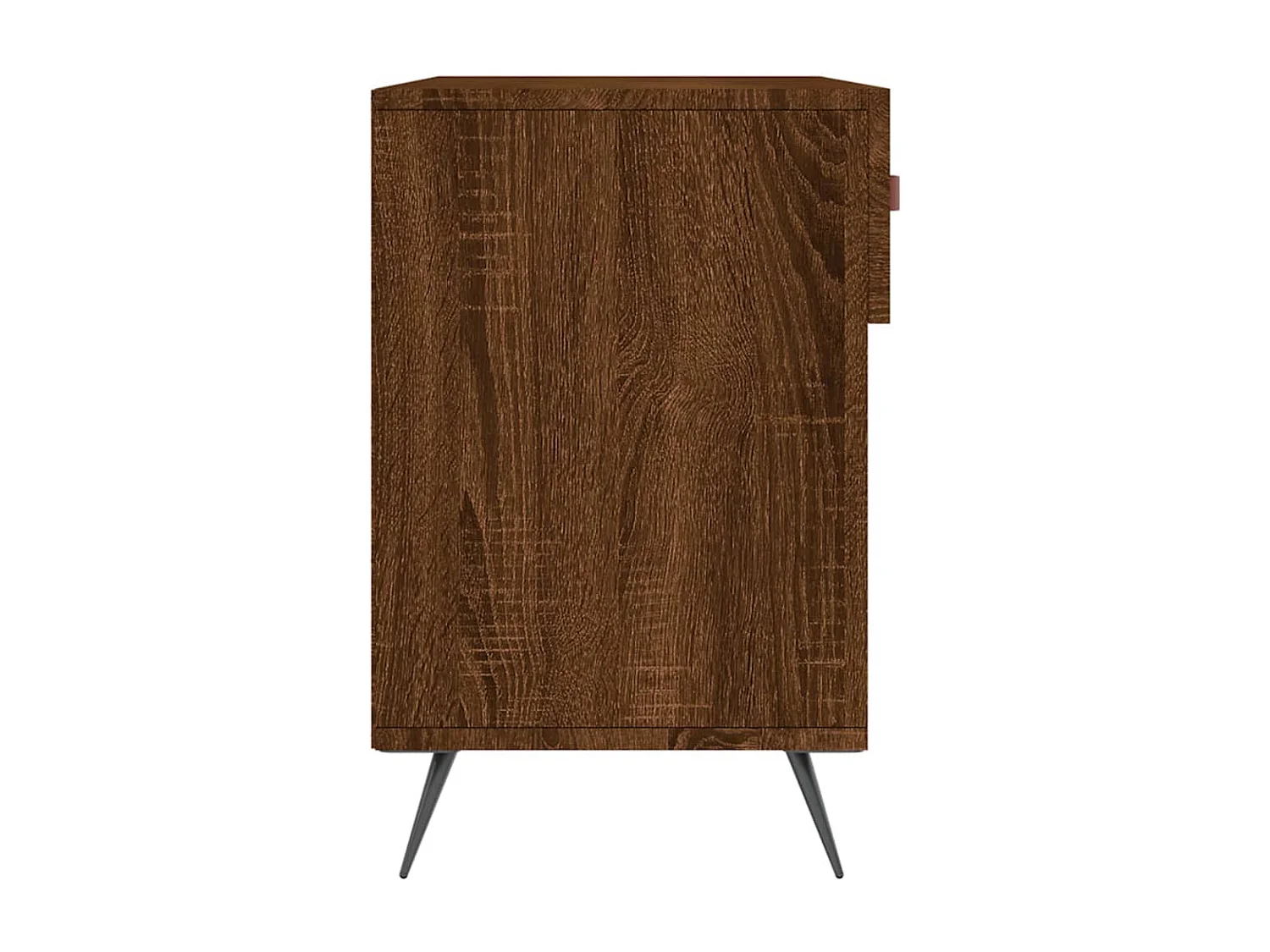 Banc à chaussures chêne marron 102x35x55 bois d'ingénierie