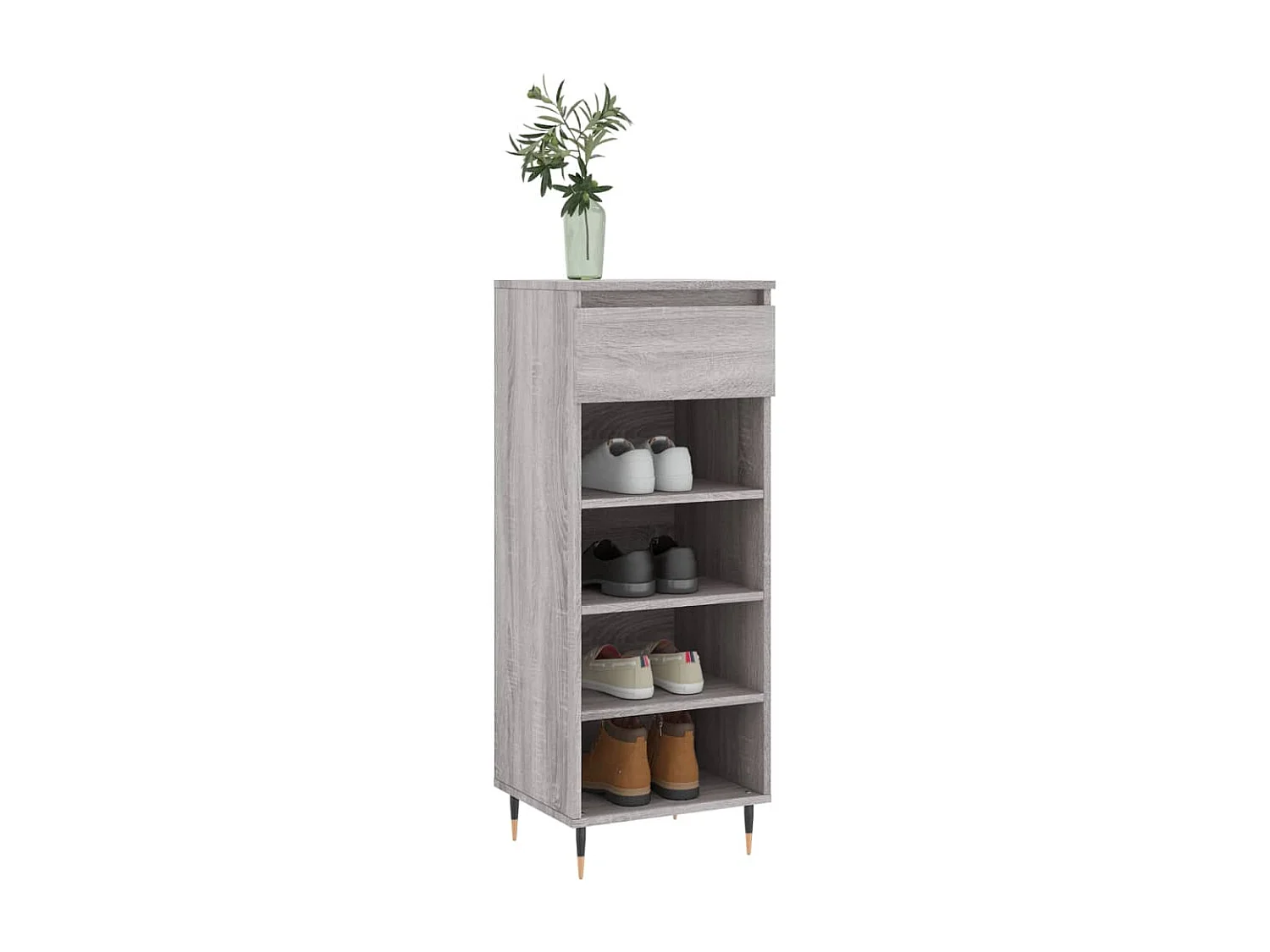 Armoire à chaussures Sonoma gris 40x36x105 Bois d'ingénierie