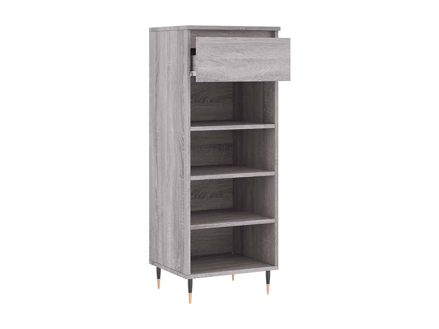Armoire à chaussures Sonoma gris 40x36x105 Bois d'ingénierie