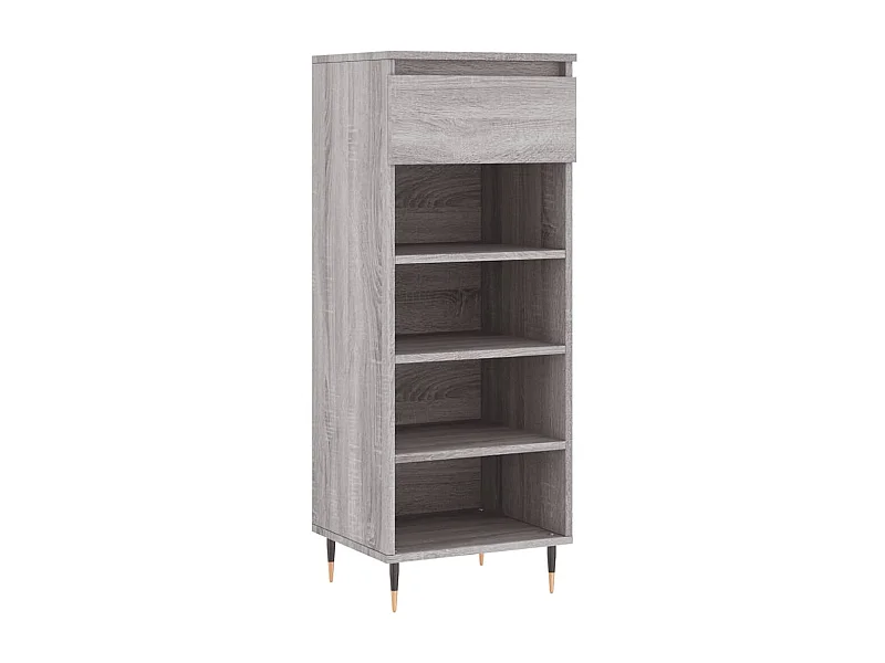 Armoire à chaussures Sonoma gris 40x36x105 Bois d'ingénierie