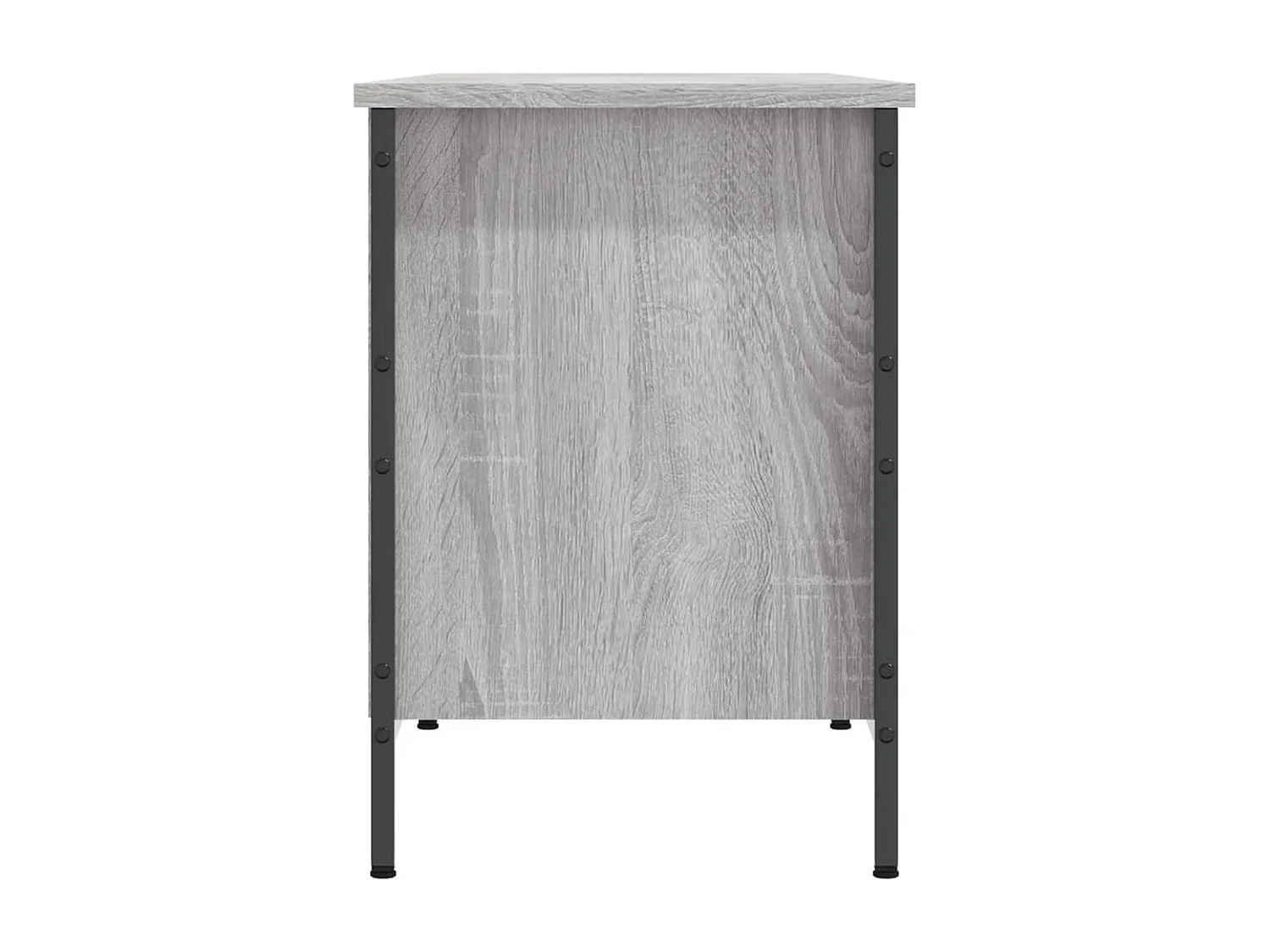 Armoire à chaussures sonoma gris 131x35x50 bois d'ingénierie