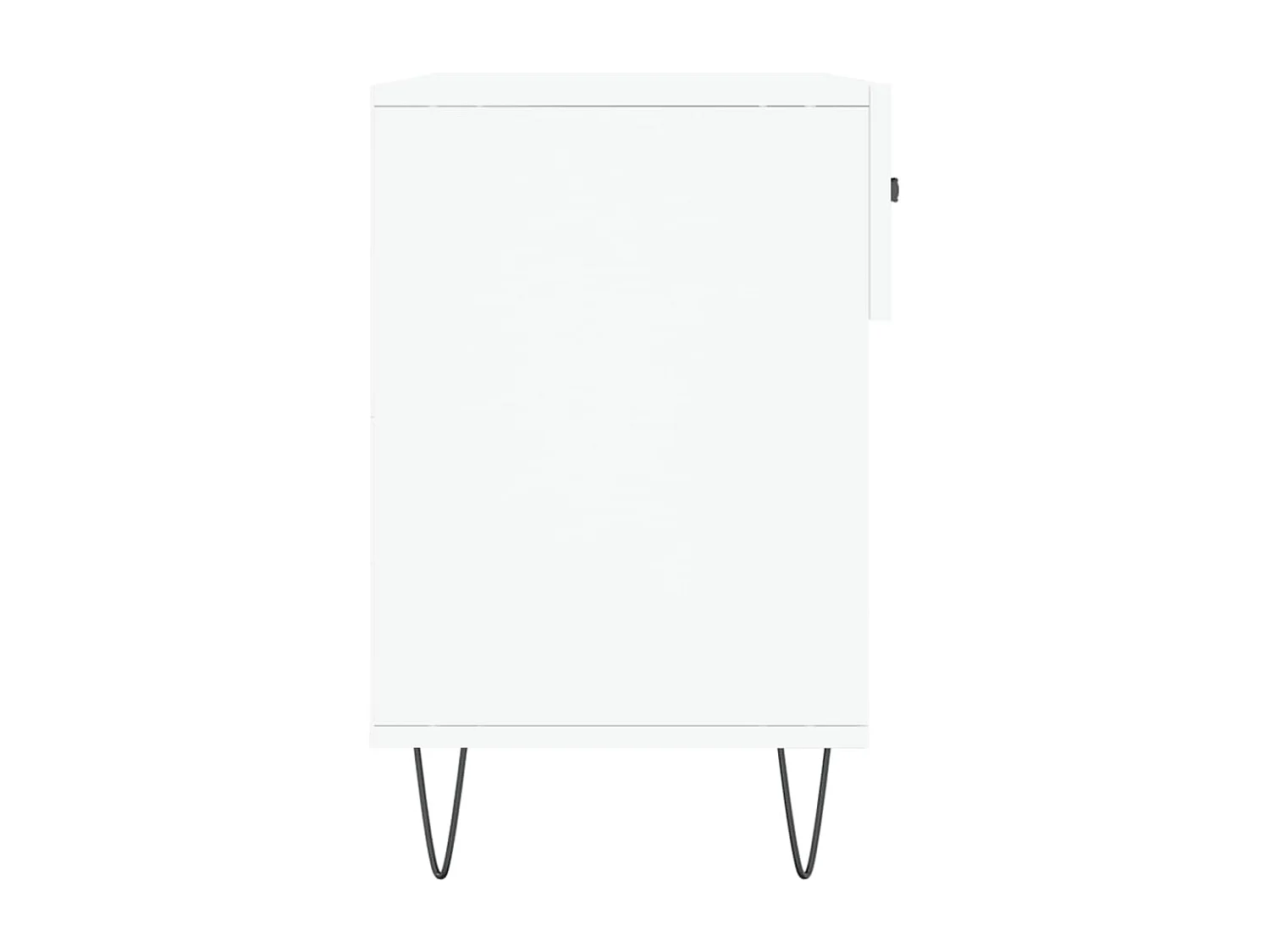 Banc à chaussures blanc 102x35x55 bois d'ingénierie