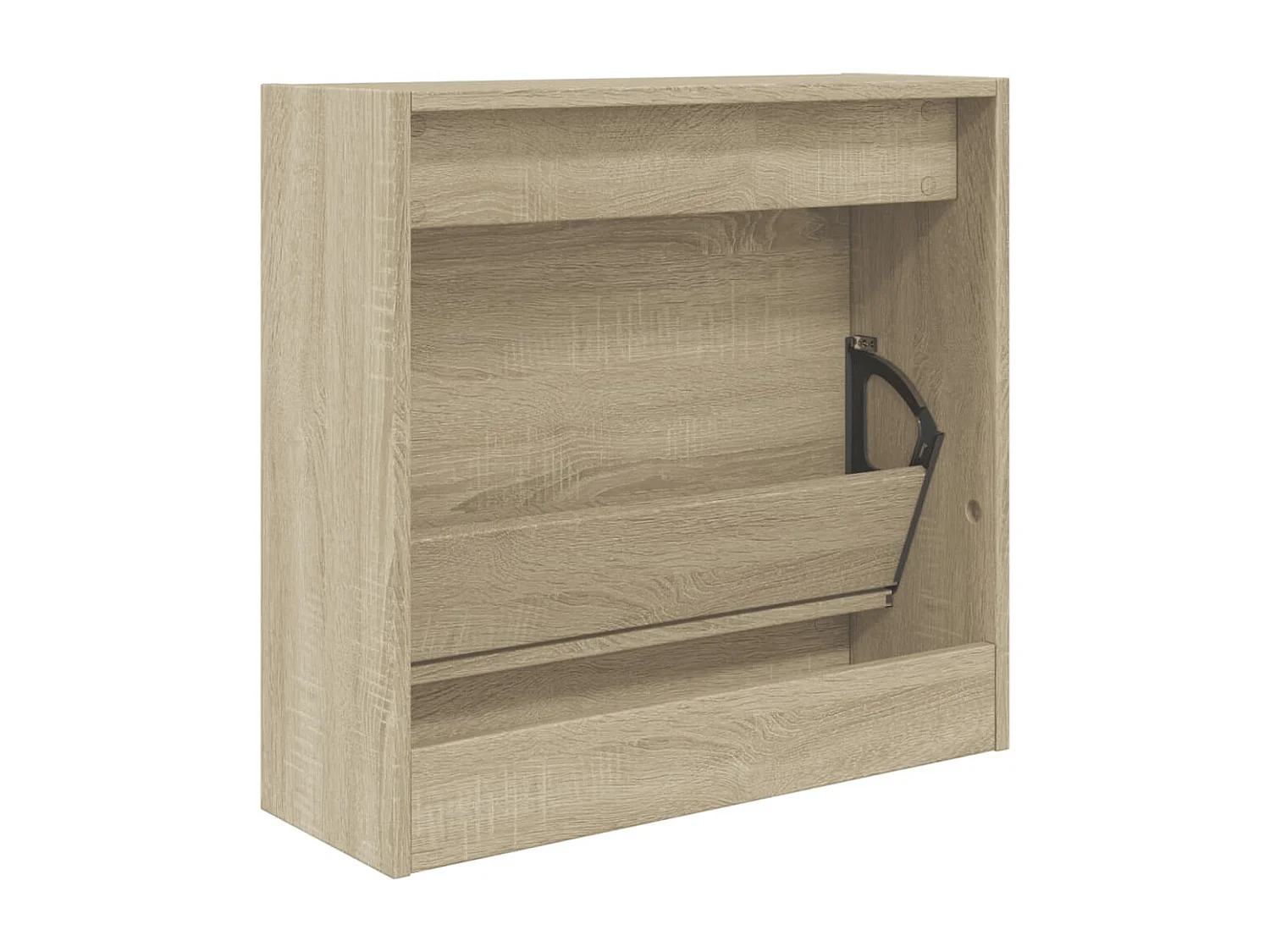 Armoire à chaussures chêne sonoma 60x21x57 bois d'ingénierie