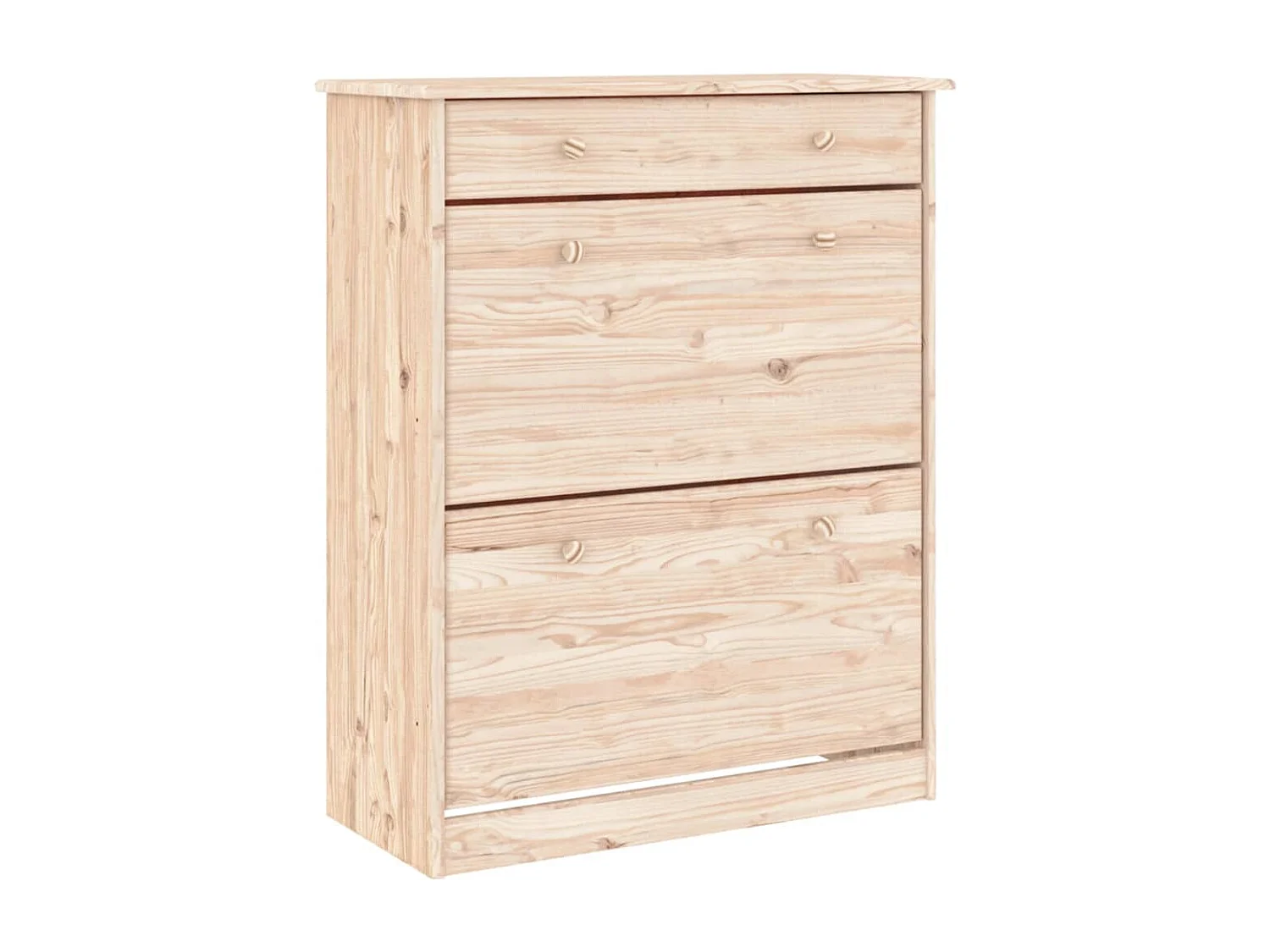 Armoire à chaussures ALTA 77x35x96 bois massif de pin