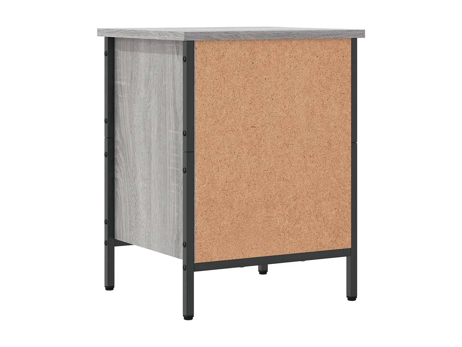 Armoire à chaussures sonoma gris 38x35x50 bois d'ingénierie