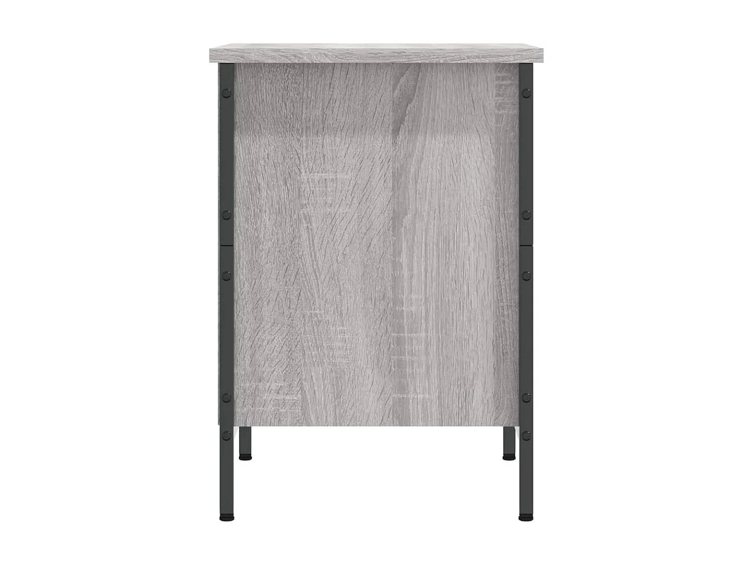 Armoire à chaussures sonoma gris 38x35x50 bois d'ingénierie