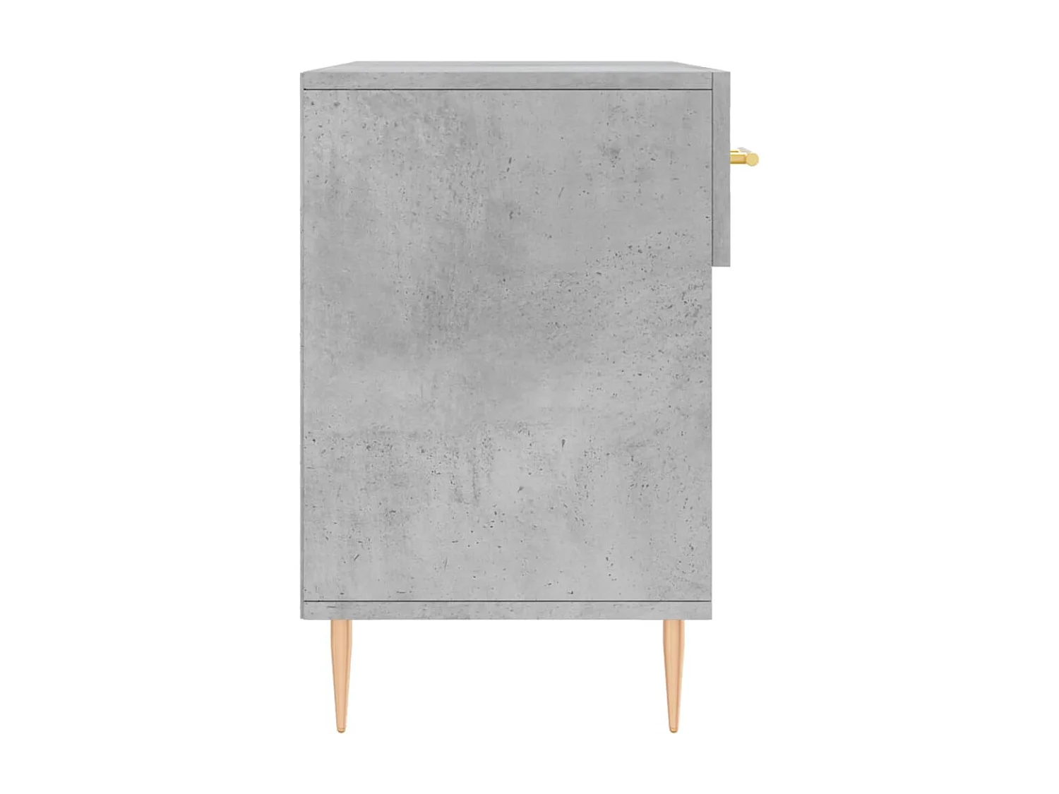 Banc à chaussures gris béton 102x35x55 bois d'ingénierie