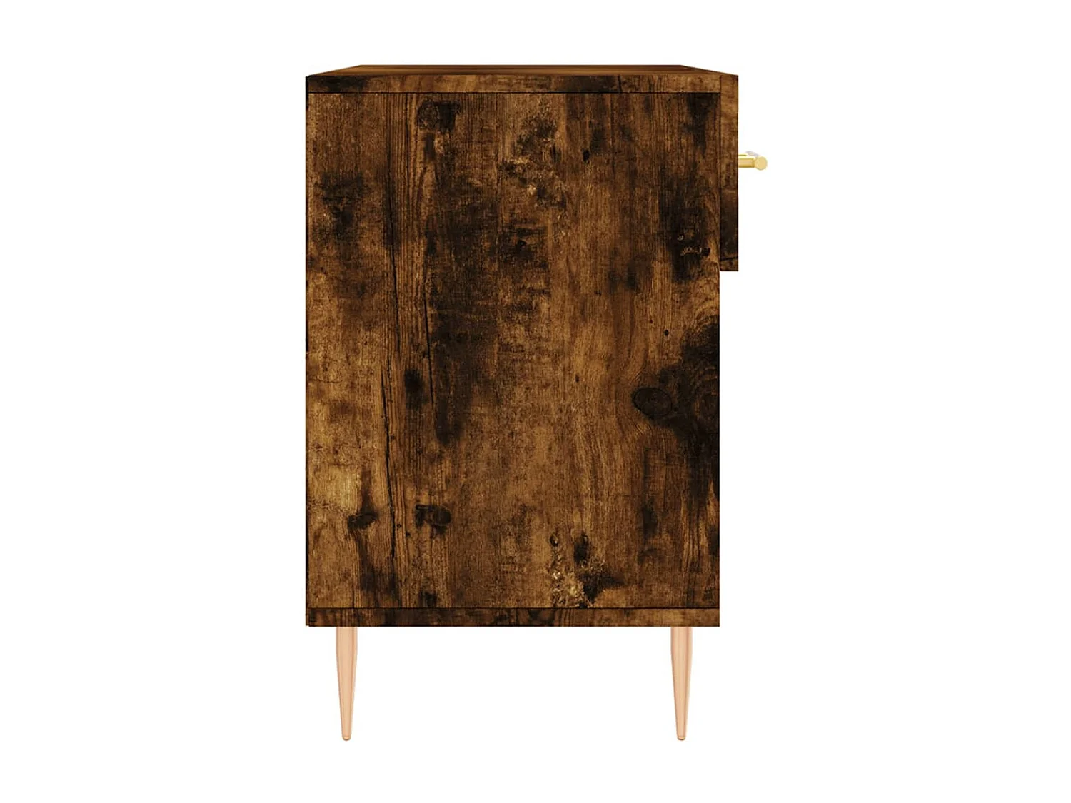 Banc à chaussures chêne fumé 102x35x55 bois d'ingénierie