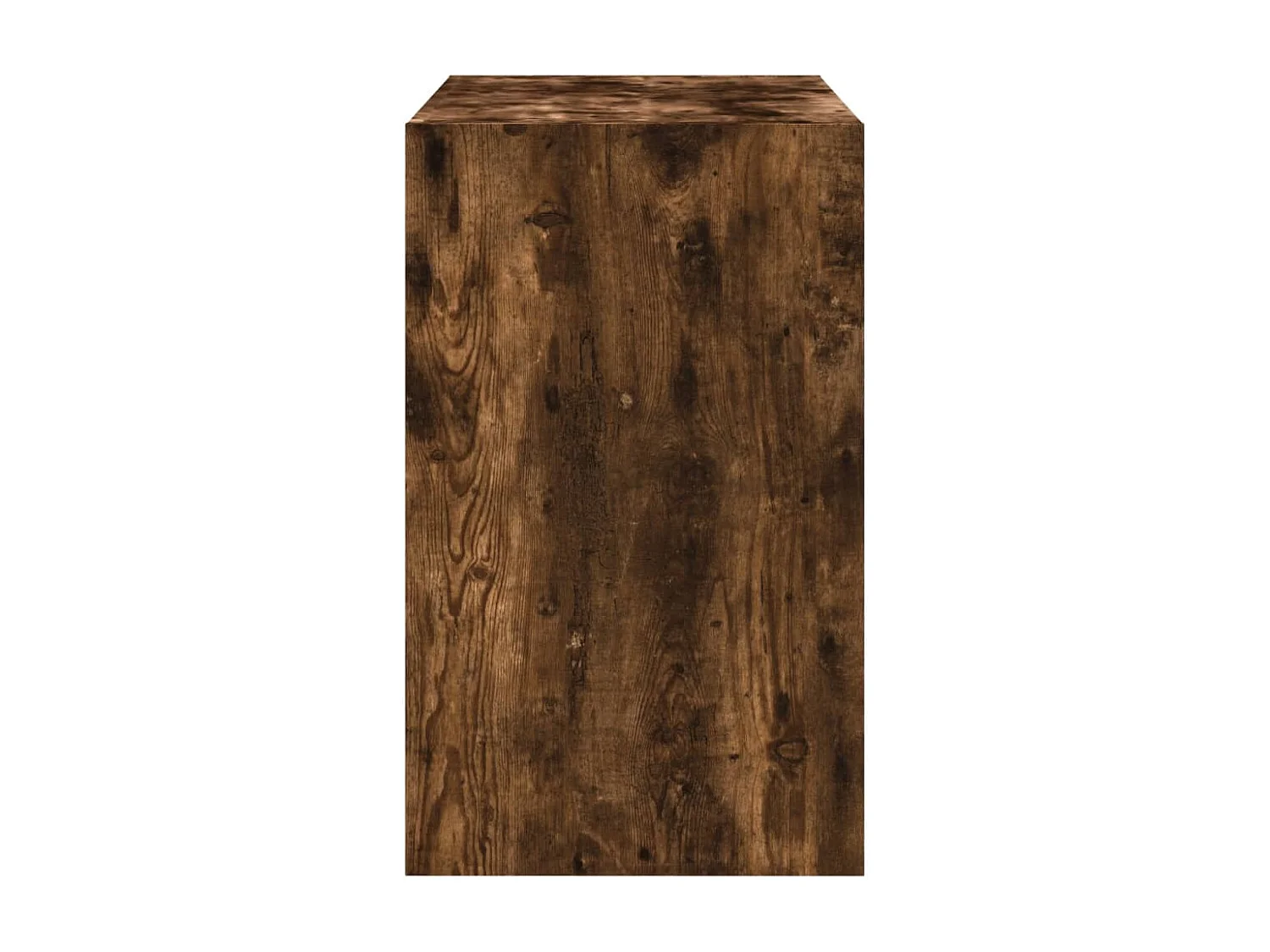 Armoire à chaussures chêne fumé 80x42x69 bois d'ingénierie