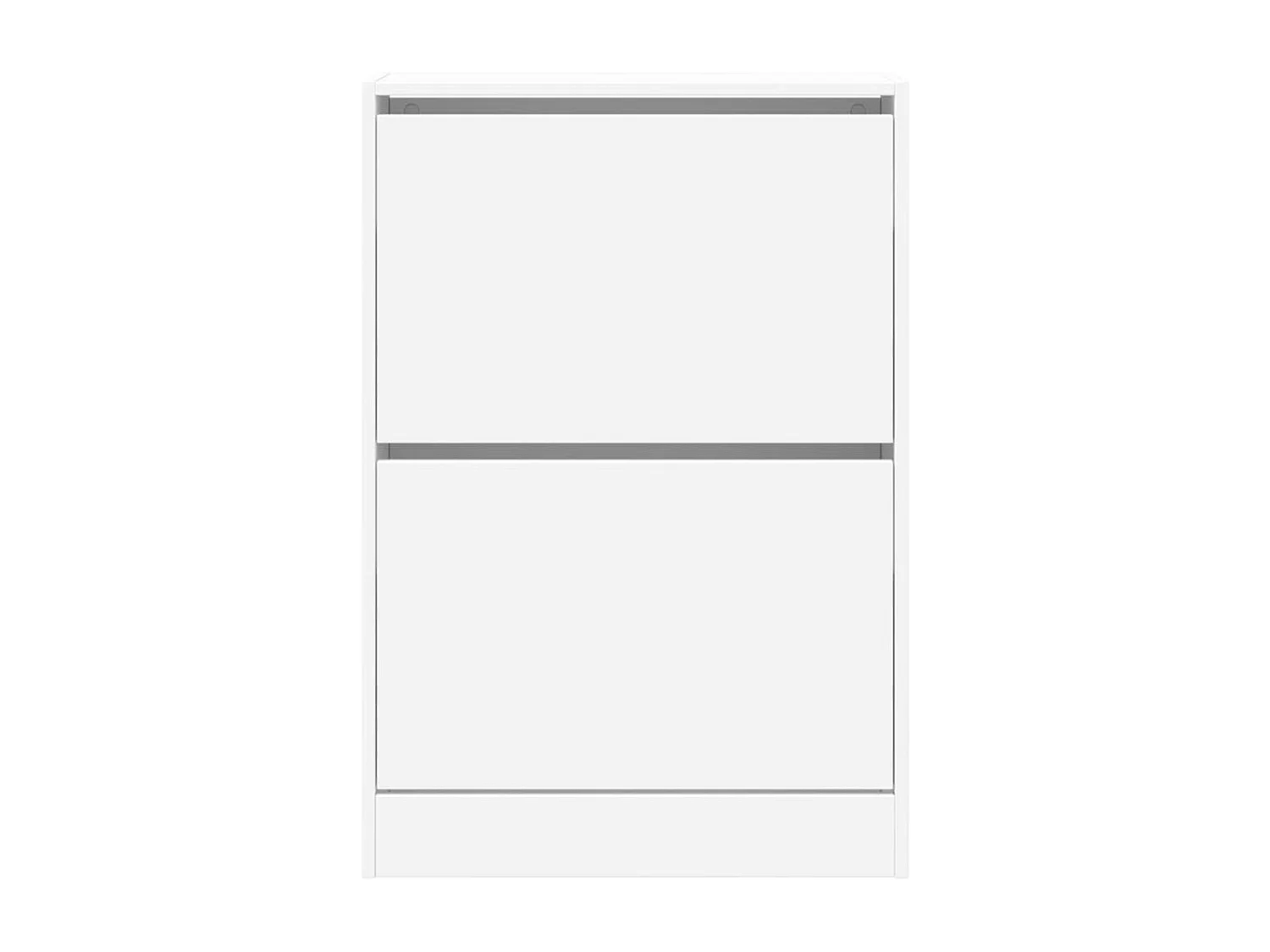 Armoire à chaussures blanc 60x21x87,5 bois d'ingénierie