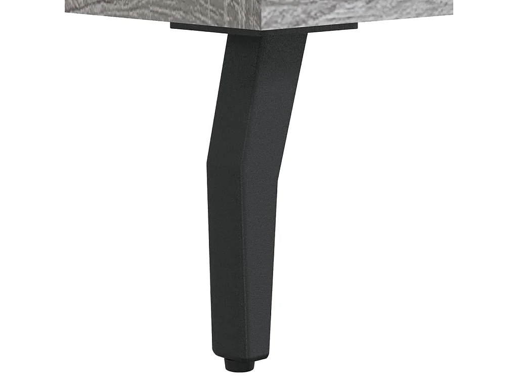 Banc à chaussures sonoma gris 102x35x55 bois d'ingénierie