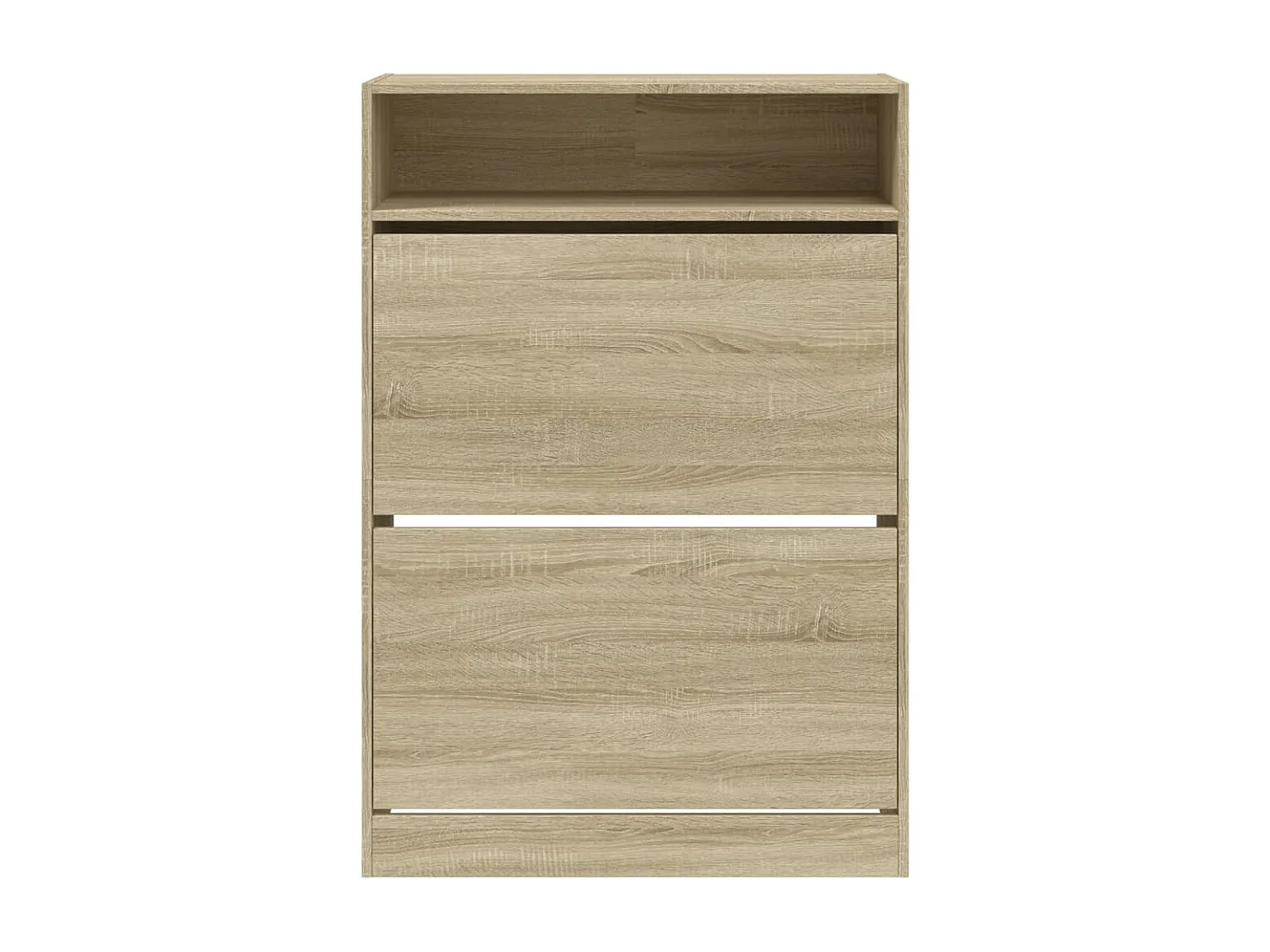 Armoire à chaussures 2 tiroirs rabattables chêne sonoma