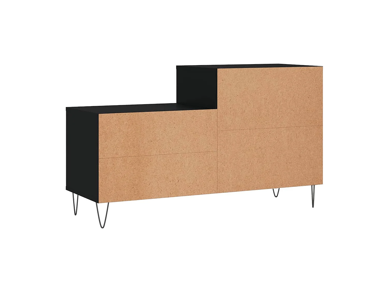 Armoire à chaussures Noir 102x36x60 Bois d'ingénierie