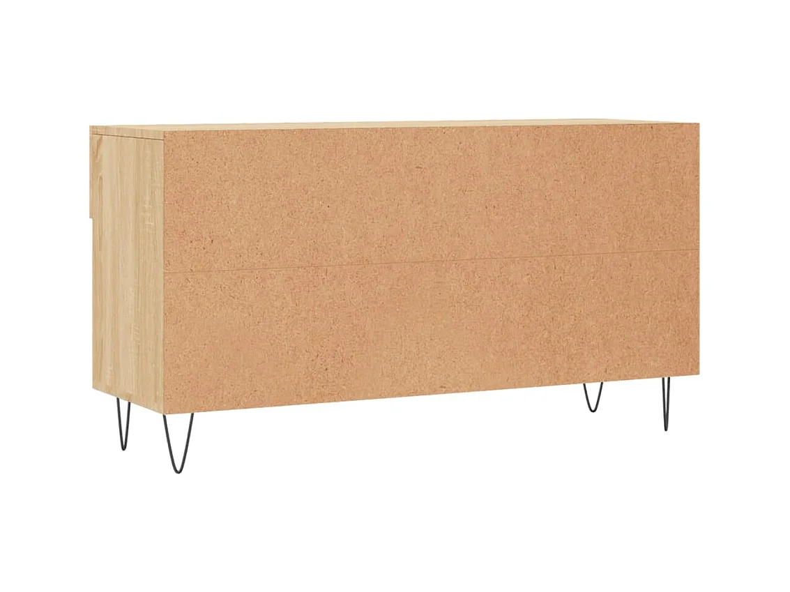 Schoenenbank 102x35x55 cm bewerkt hout sonoma eikenkleurig