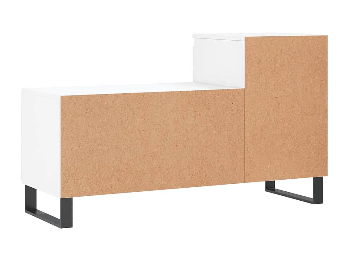 Armoire à chaussures Blanc 102x36x60 Bois d'ingénierie