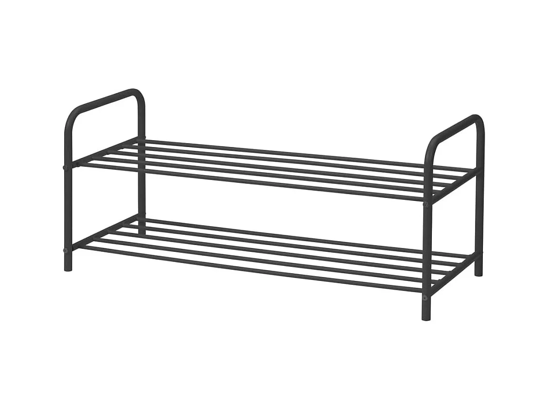 Storage solutions Étagère à chaussures avec 2 niveaux 91x35x38,5