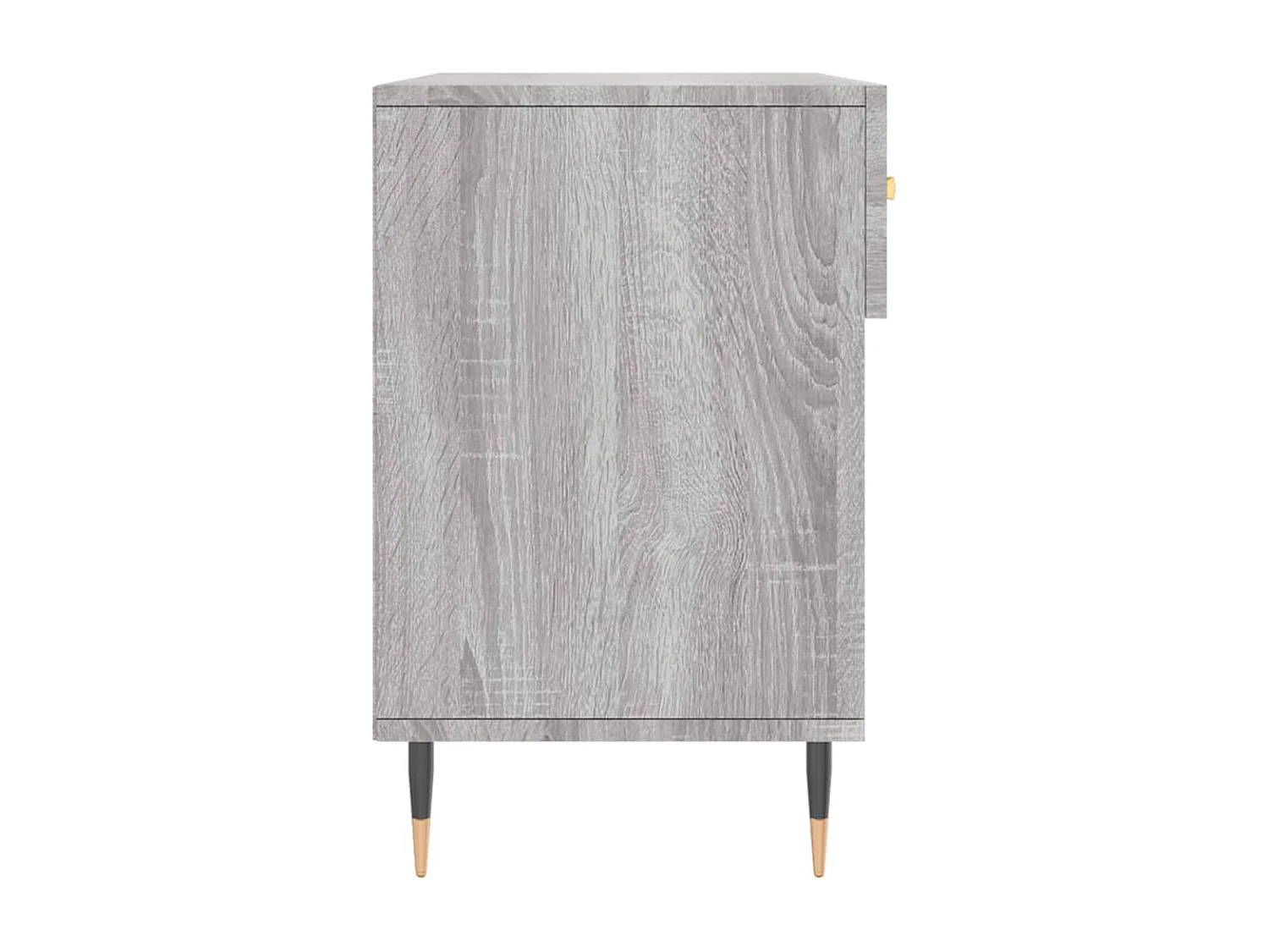 Banc à chaussures sonoma gris 102x35x55 bois d'ingénierie