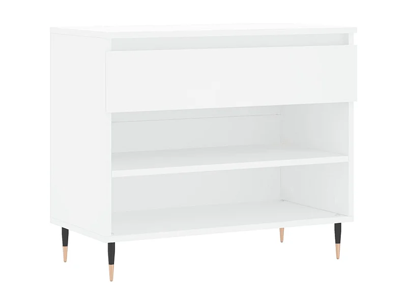 Armoire à chaussures Blanc 70x36x60 Bois d'ingénierie