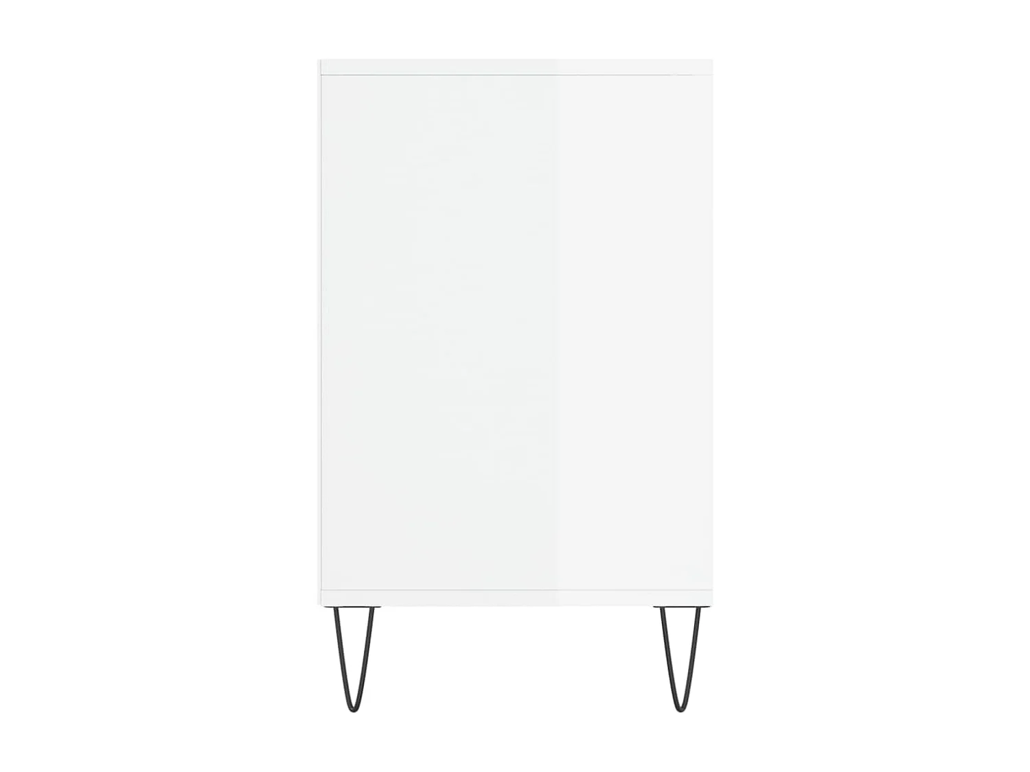 Armoire à chaussure Blanc brillant 102x36x60 Bois ingénierie