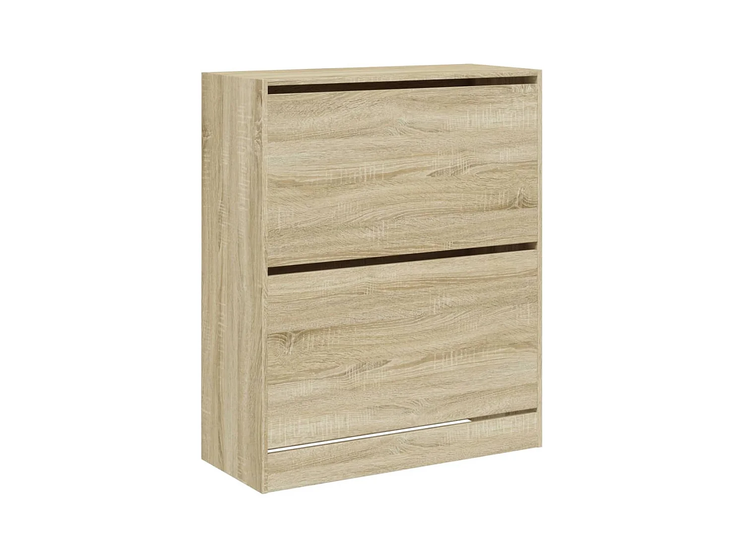 Armoire à chaussures chêne sonoma 80x34x96,5 bois ingénierie