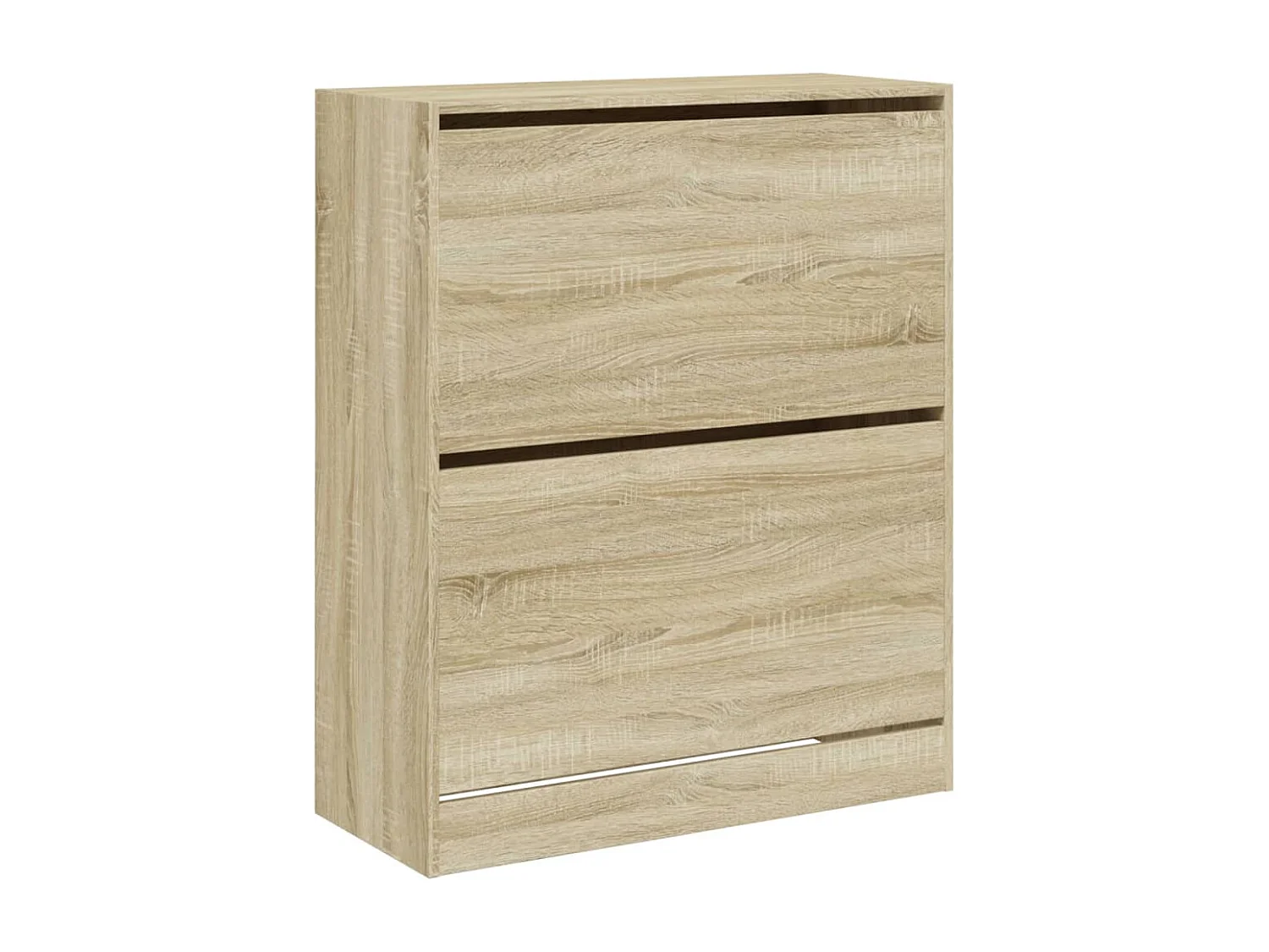 Armoire à chaussures chêne sonoma 80x34x96,5 bois ingénierie