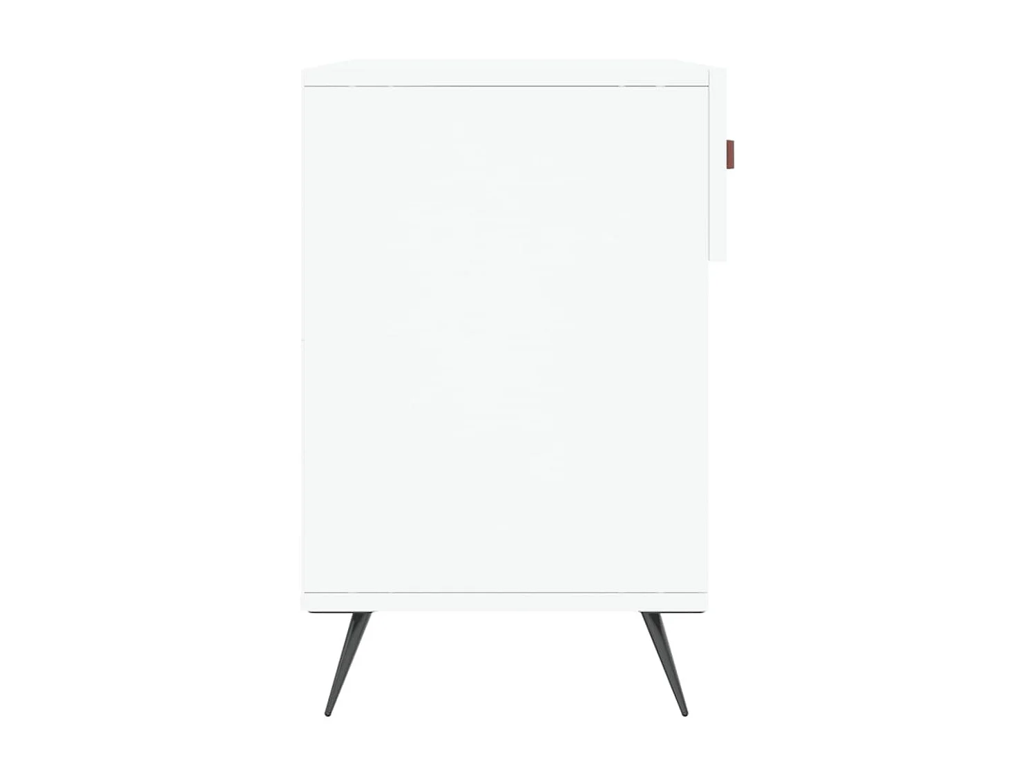 Banc à chaussures blanc 102x35x55 bois d'ingénierie