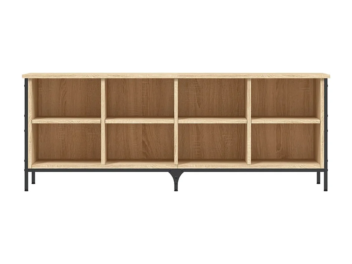 Armoire à chaussures chêne sonoma 131x35x50 bois d'ingénierie