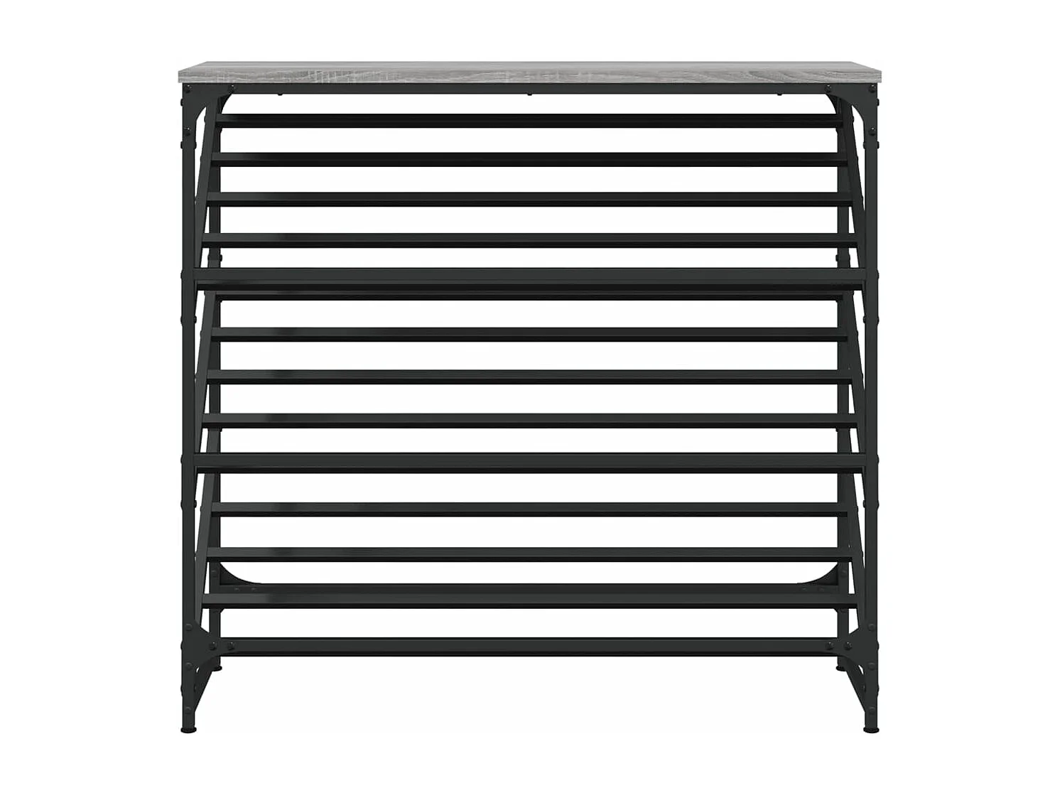 Étagère à chaussures sonoma gris 90x30x85 bois d'ingénierie