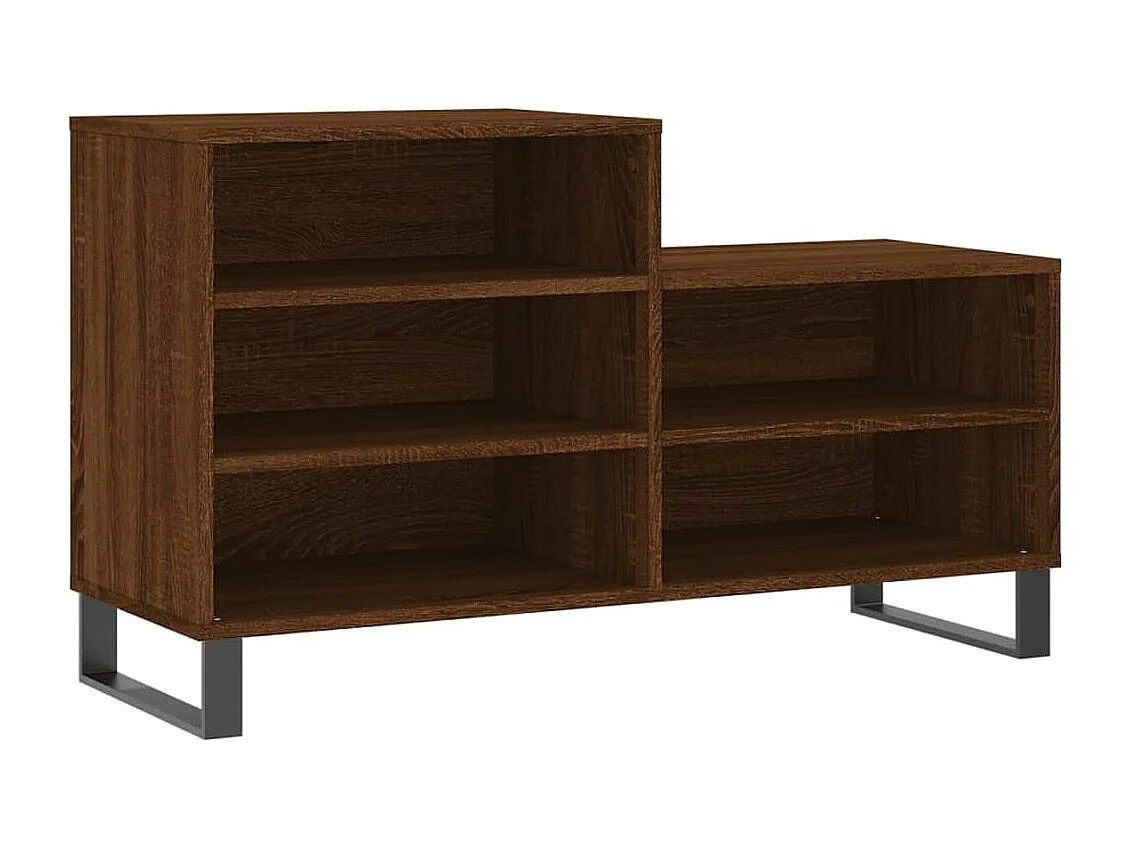 Armoire à chaussures Chêne marron 102x36x60 Bois d'ingénierie