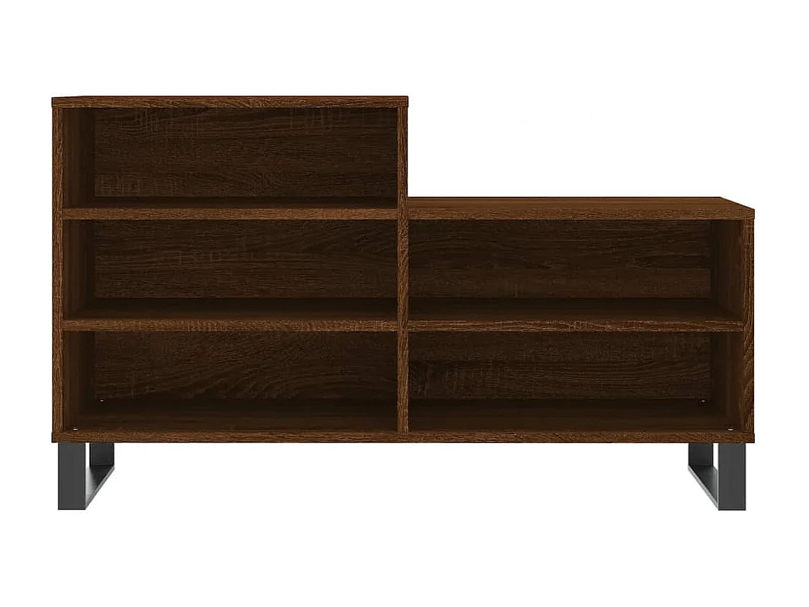 Armoire à chaussures Chêne marron 102x36x60 Bois d'ingénierie