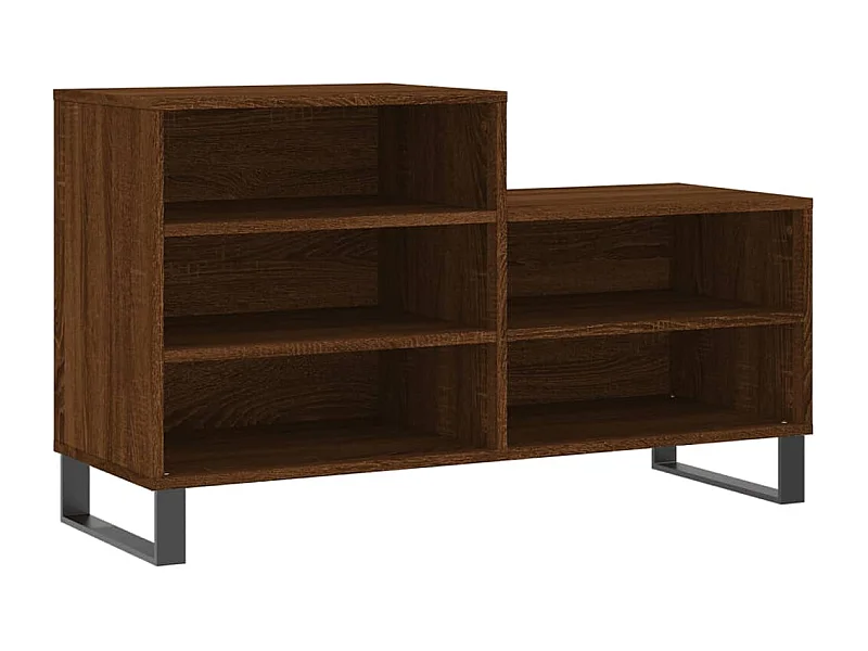 Armoire à chaussures Chêne marron 102x36x60 Bois d'ingénierie