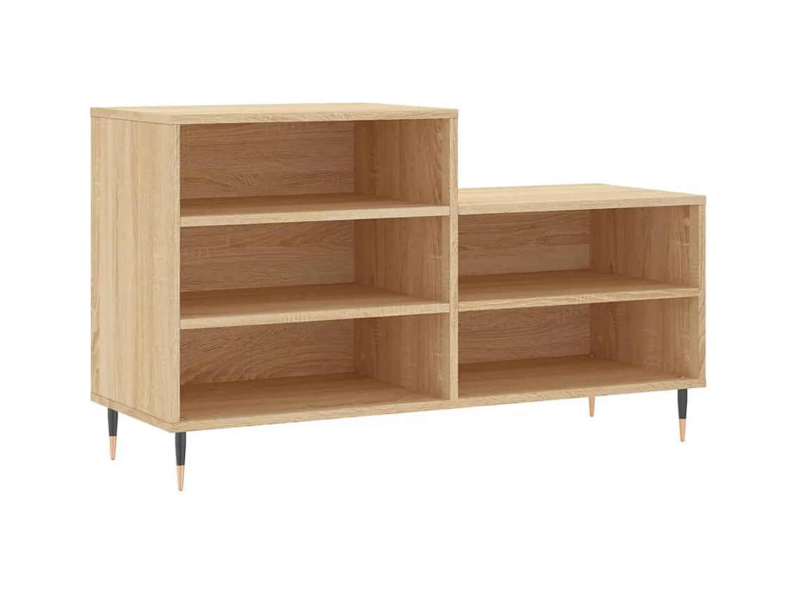 Armoire à chaussures Chêne sonoma 102x36x60 Bois d'ingénierie
