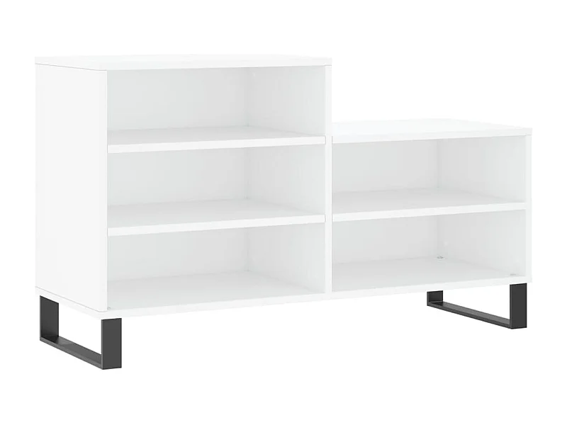 Armoire à chaussures Blanc 102x36x60 Bois d'ingénierie