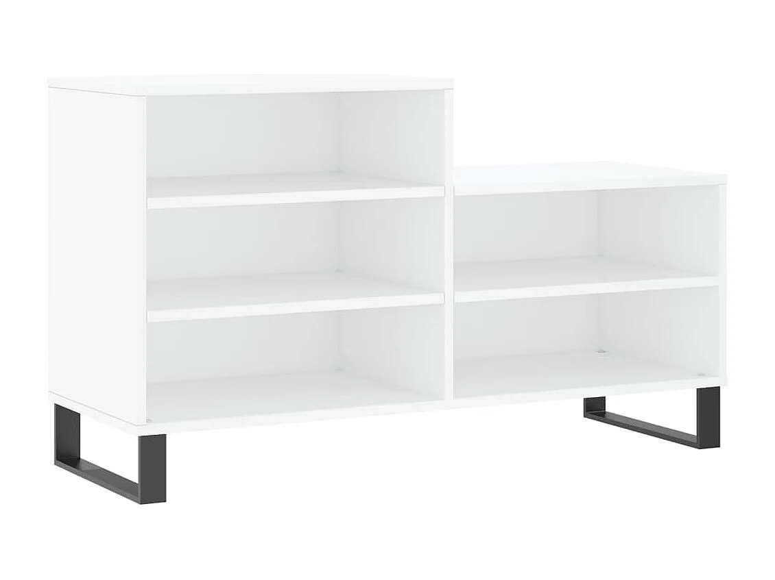 Armoire à chaussures Blanc 102x36x60 Bois d'ingénierie