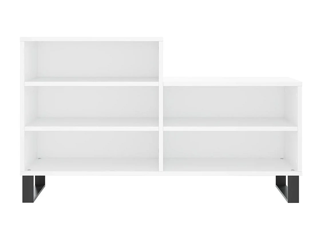 Armoire à chaussures Blanc 102x36x60 Bois d'ingénierie