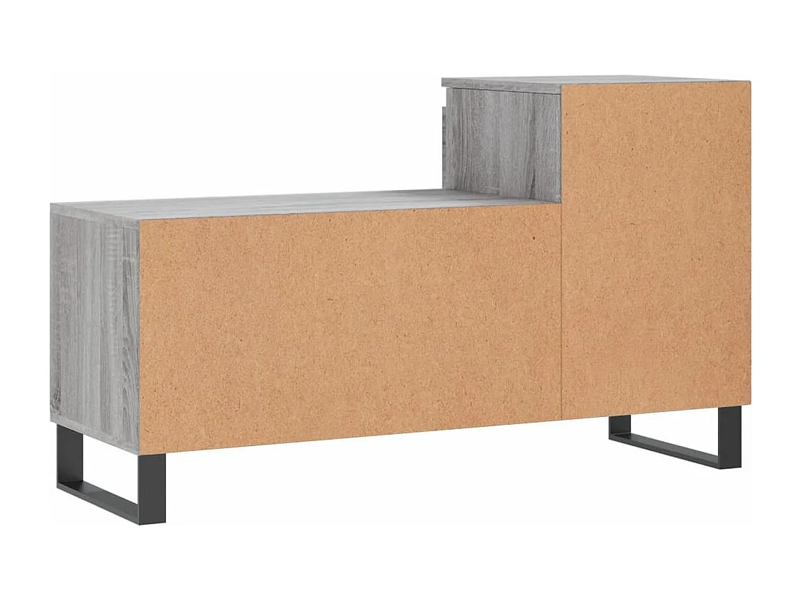 Armoire à chaussures Sonoma gris 102x36x60 Bois d'ingénierie