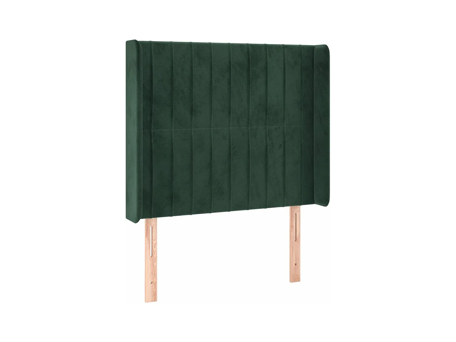 Tête de lit à LED Vert foncé 103x16x118-128 Velours