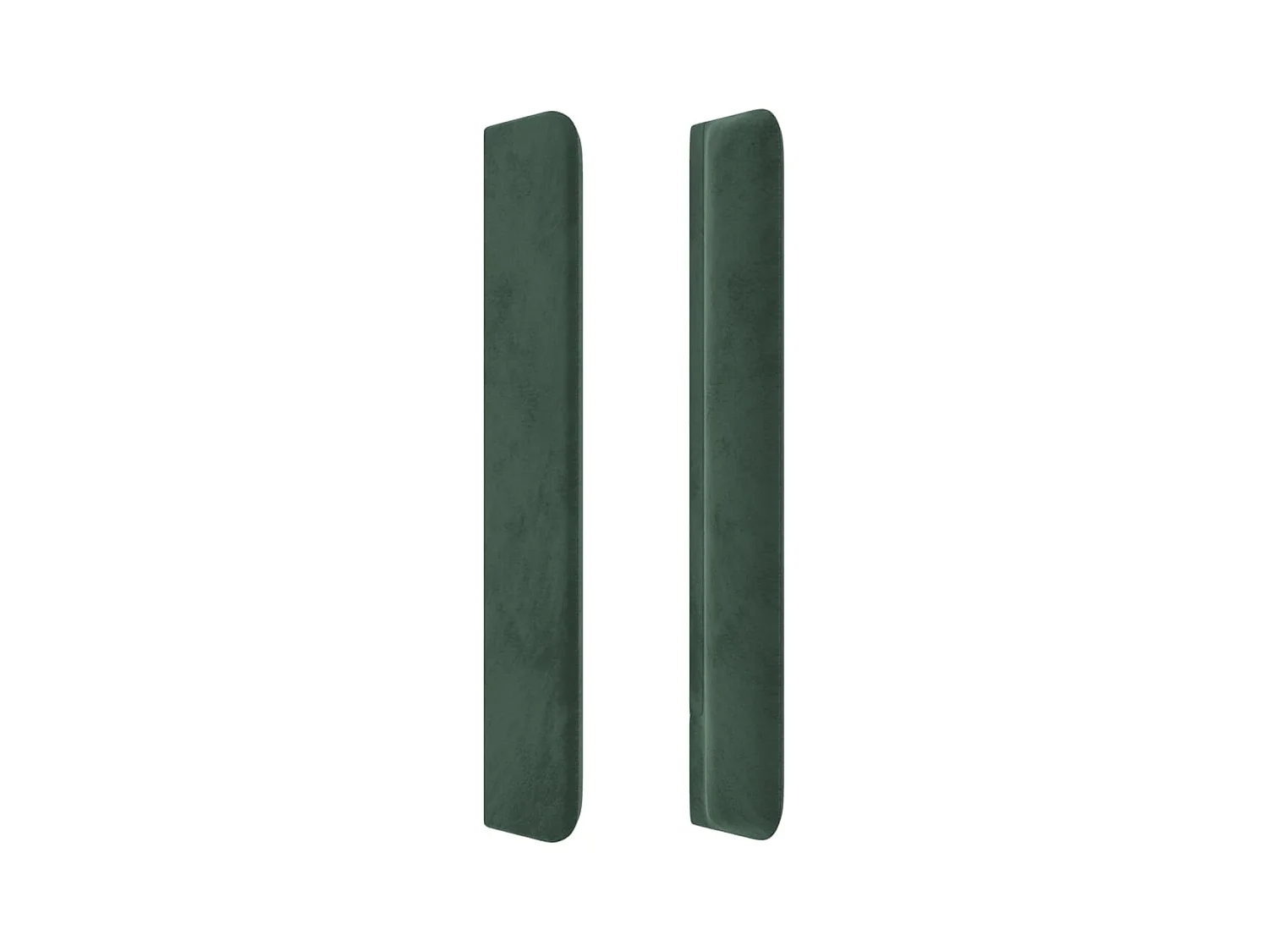 Tête de lit à LED Vert foncé 103x16x118-128 Velours